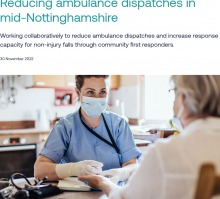 Reducing ambulance dispatches in mid-Nottinghamshire